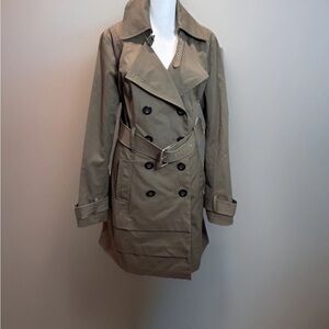 Blanc Noir Classic Khaki Trench Coat
